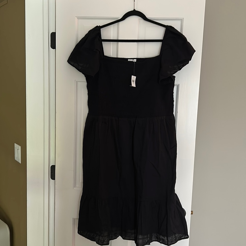 Gap Black Cotton Dress - Size XXL - NWT